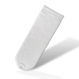 6W907 Terry Cloth Stump Sock for BK with opening 20 cm white
