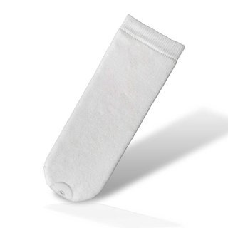 6W907 Terry Cloth Stump Sock for BK with opening 55 cm white