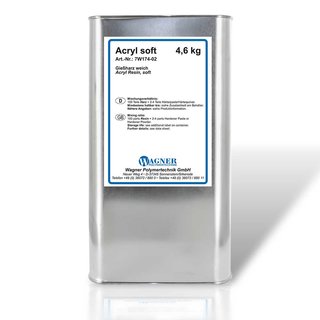 7W174 Acrylic Resin, soft 0,9 kg
