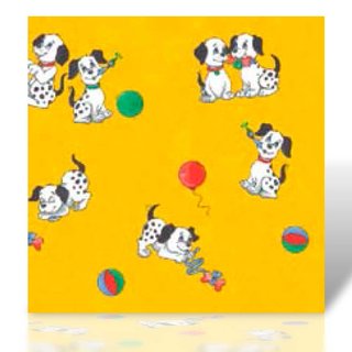 7W453-10 Thermo Transfer Paper Puppies yellow