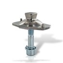 2W065 S.A.C.H. Foot Adaptor Stainless Steel M10
